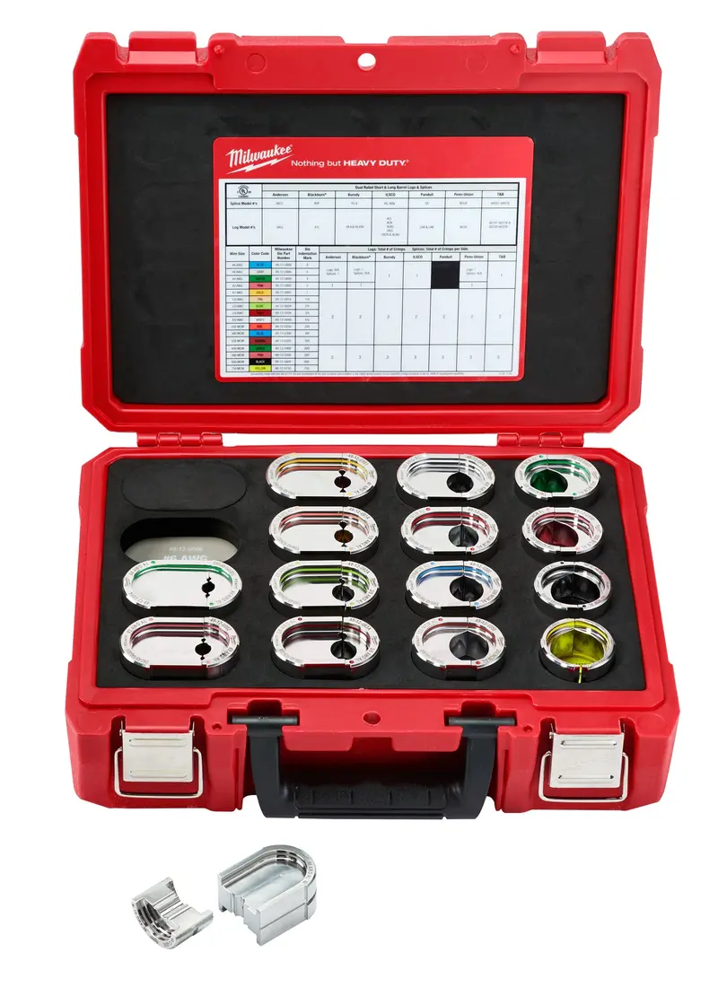 Milwaukee EXACT™ #6–750 MCM Aluminum 12T U-Style Die Kit (49-12-KITA)