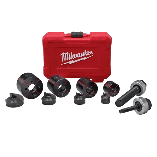 Milwaukee EXACT Knockout Set: 1/2-Inch to 1-1/4-Inch Range (Model 49-16-2692)