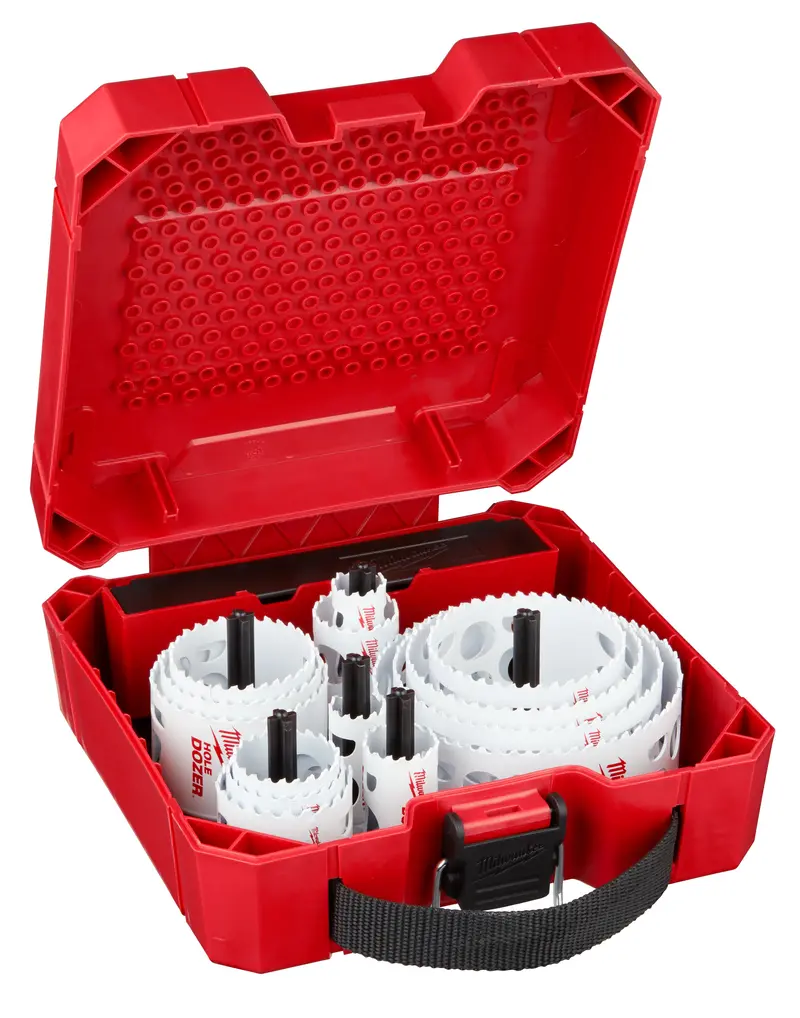 Milwaukee HOLE DOZER Electrician’s Hole Saw Kit – 19-Piece, 49-22-4105