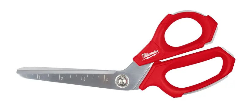 Milwaukee Jobsite Offset Scissors – Ergonomic Design for Extended Use, Model 48-22-4047