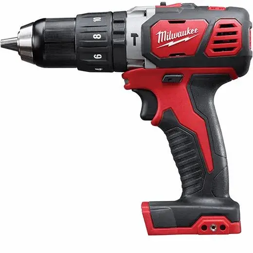 Milwaukee M18 Compact 1/2″ Hammer Drill/Driver – Lightweight Power for General Applications (2607-20)
