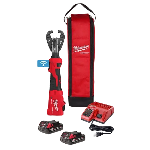 Milwaukee M18 FORCE LOGIC 6-Ton Linear Crimper Kit – Includes Kearney Jaw – Model 2978-22K