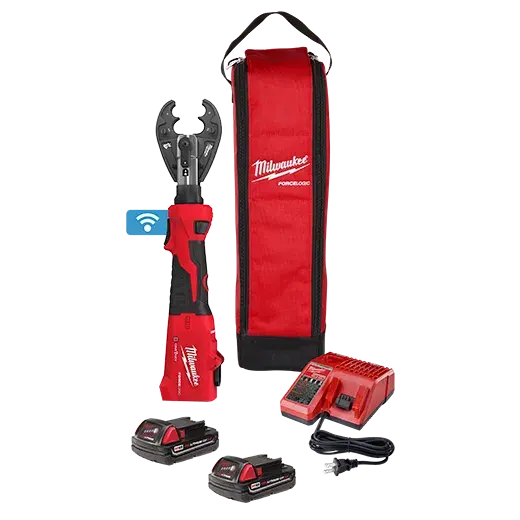 Milwaukee M18™ FORCE LOGIC™ 6-Ton Linear Utility Crimper Kit with O-D3 Jaw – 2978-22O