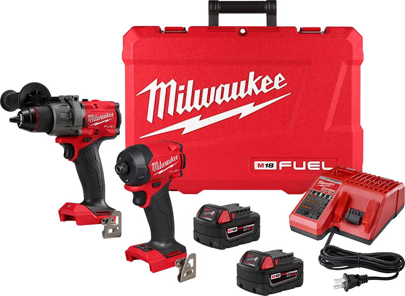 Milwaukee M18 FUEL 2-Tool Combo Kit – Drill/Driver and Impact Driver Set (3799-22)