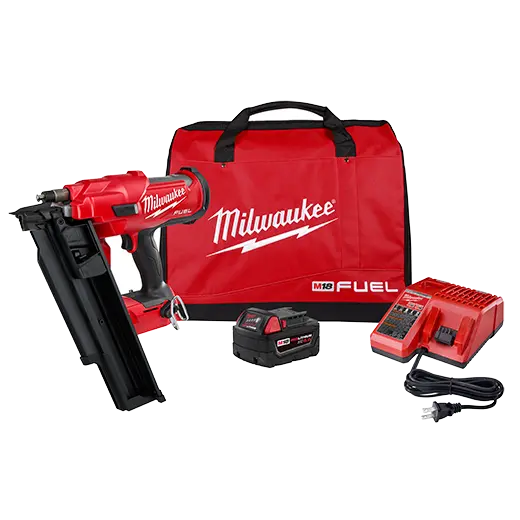 Milwaukee M18 FUEL 21° Framing Nailer Kit – 2744-21