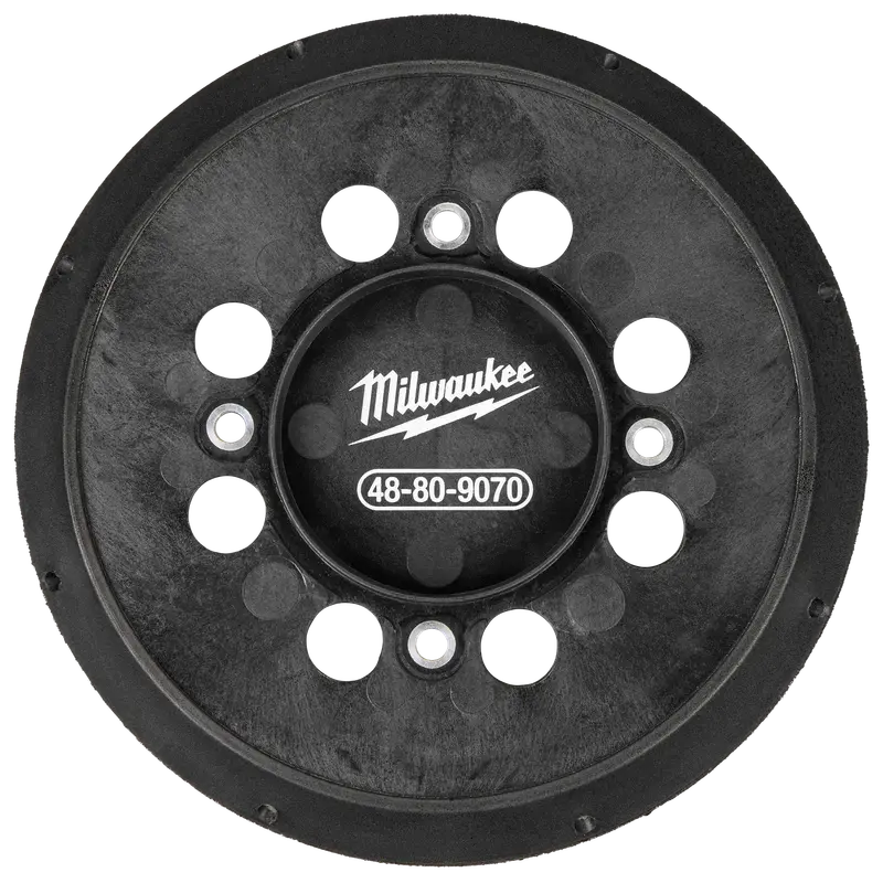 Milwaukee M18 FUEL 5-Inch Random Orbital Sander Replacement Backing Pad – Model 49-36-2837