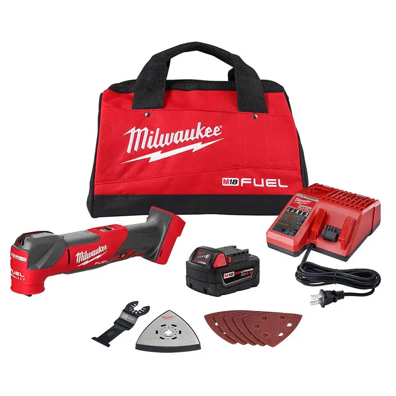 Milwaukee M18 FUEL Oscillating Multi-Tool Kit – 18V Brushless Cordless System with Accessories (2836-21)