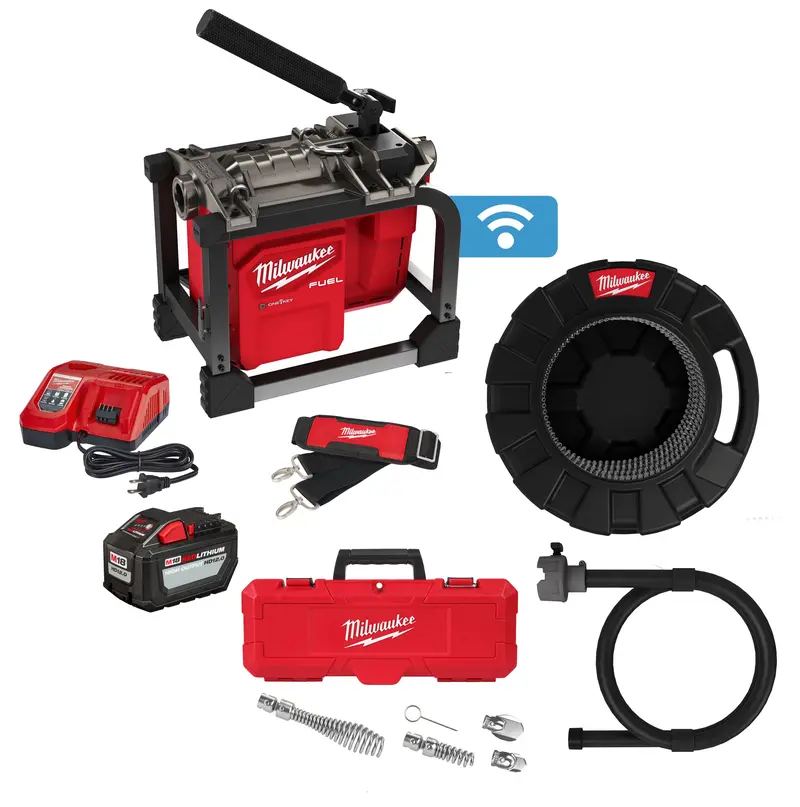 Milwaukee M18 FUEL™ Sectional Machine Kit – Includes 5/8″ Cable (Model 2818B-21)