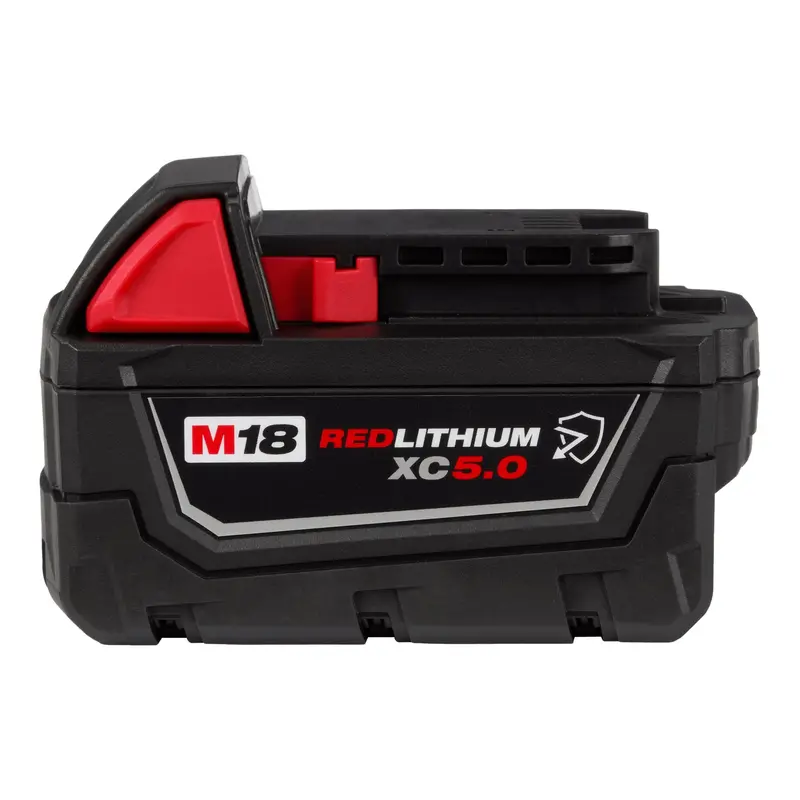 Milwaukee M18 REDLITHIUM XC5.0 Rugged Battery – Dust & Water Resistant (48-11-1850R)
