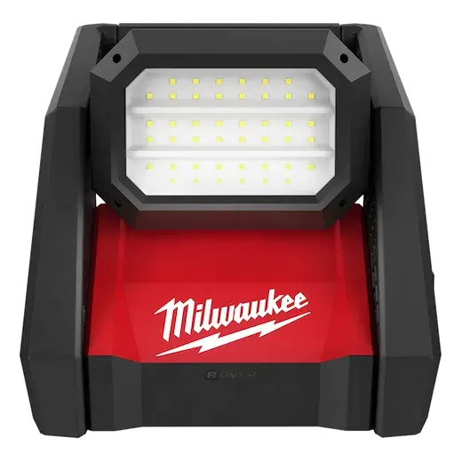 Milwaukee M18 ROVER Dual-Power Flood Light – Rechargeable 18V LED Work Light, 2366-20
