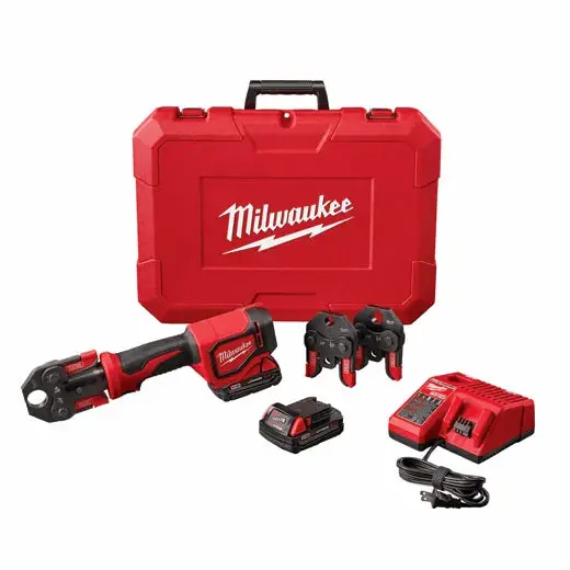 Milwaukee M18 Short-Throw Press Tool Kit – Includes PEX Crimp Jaws, 2674-22C