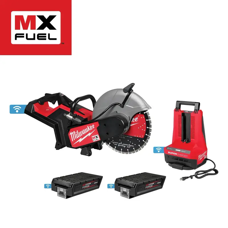 Milwaukee MX FUEL 14-Inch Cut-Off Saw with RAPIDSTOP Safety Kit – Model MXF315-2XC