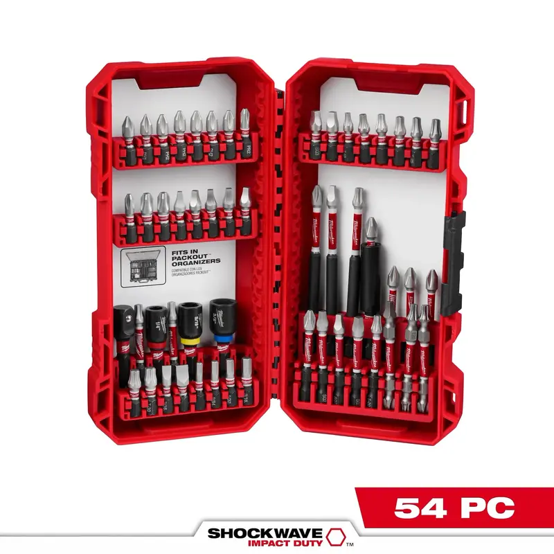 Milwaukee SHOCKWAVE Impact Duty 54-Piece Driver Bit Set – 48-32-4010