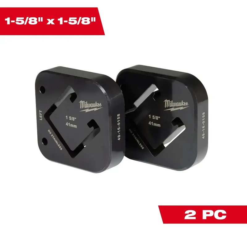 Milwaukee Strut Shearing Dies in Assorted Sizes for Metal Framing