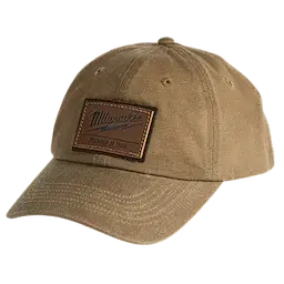 Milwaukee Waxed Canvas Adjustable Ball Cap – Durable Work Hat (M772)