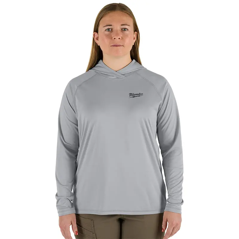 Milwaukee WORKSKIN Women’s Hooded Sun Protection Shirt – UPF 50+, Color Options, F550