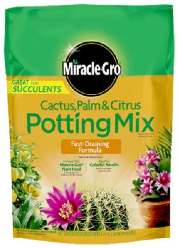 Miracle-Gro Cactus, Palm & Citrus Potting Mix – 8-Quart Bags (Pack of 6)