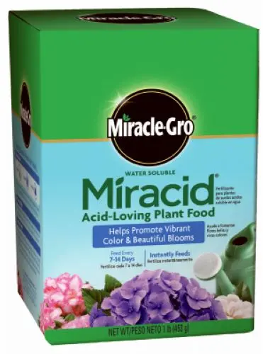Miracle-Gro Miracid Acid-Loving Plant Food – 1 lb Water-Soluble Formula (Pack of 12)