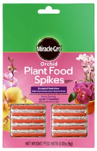 Miracle-Gro Orchid Food Fertilizer Spikes (10 per Pack) – Pack of 12