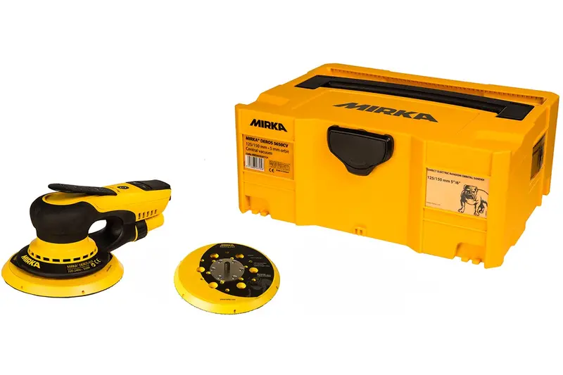 Mirka DEROS 6″ Electric Orbital Sander, 2.5 mm Orbit, with Carry Case (MID62520CAUS)