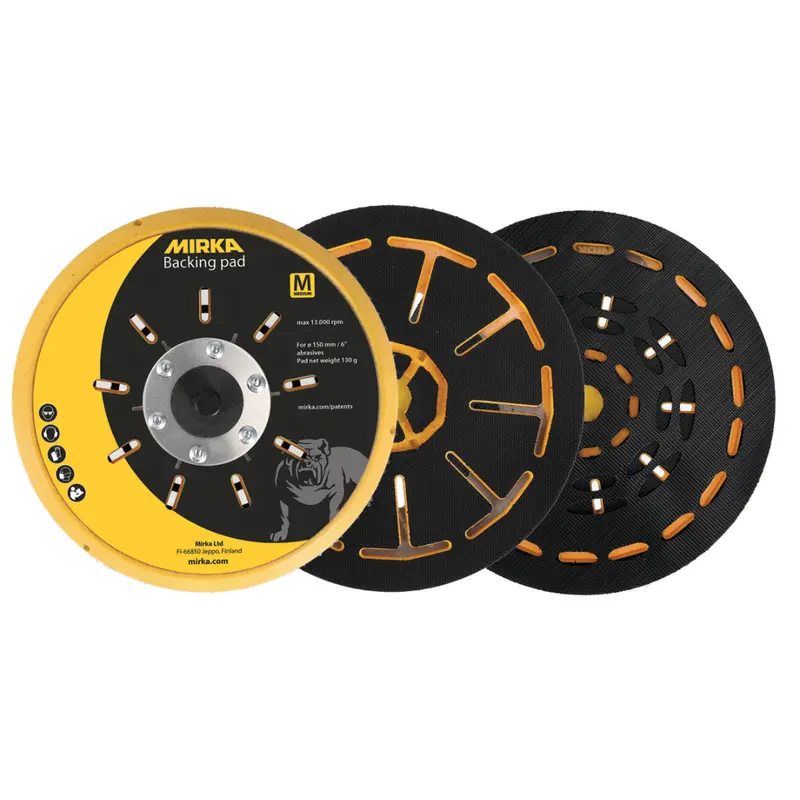 Mirka Multifit Backing Pad – Universal 6″ Hook-and-Loop Support