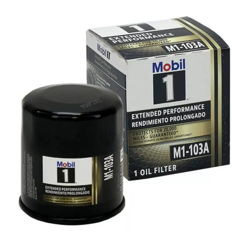Mobil 1 M1-103A Engine Oil Filter with Synthetic Media – 20,000-Mile Rated