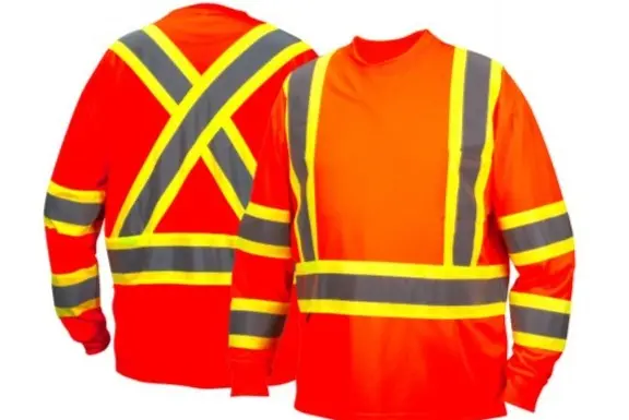 Moisture-Wicking Long-Sleeve Shirt – Pyramex RCLTS31 (CSA Hi-Vis)