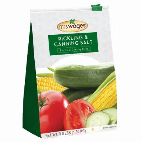 Mrs. Wages Pickling & Canning Salt – 48 oz (3 lb) Bag, W510-B4425
