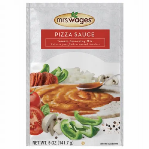 Mrs. Wage’s W539-J4425 Pizza Sauce & Tomato Canning Mix – 5 oz, Pack of 20