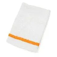 Namtex Canada Terry Cloth Cleaning Towel – 18-Inch, White with Gold Stripe, 60-Pack (Model TBW/18)
