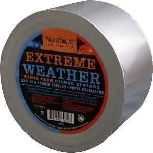 Nashua #330 Extreme Weather HVAC Foil Tape — Silver, 3″ x 50 Yards