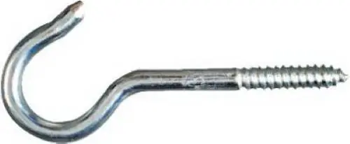 National 4-15/16″ #0 Zinc-Plated Screw-In Ceiling Hooks (Pack of 10)