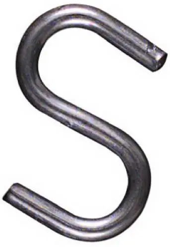 National Heavy-Duty S-Hooks – 8-Pack, 3/4″ Zinc-Plated Steel Hooks