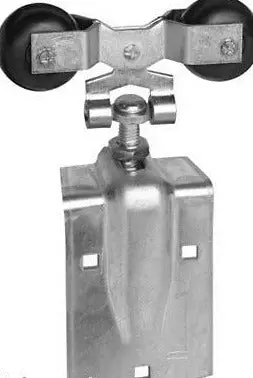 National N193-730 Zinc Barn Door Hangers with Straps – 600 lb Capacity, 5 Pairs