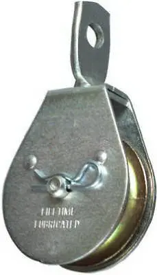 National N195-792 2″ Single Metal Pulley with Swivel Eye – 480 lb Working Load, Qty 5