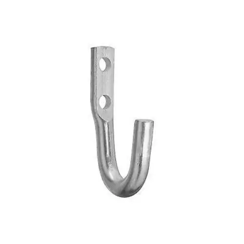National N220-574 2-Inch Galvanized Medium Duty Tie-Down Hook – Secure Tarp Fastening, Pack of 100