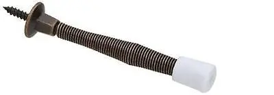 National Spectrum N830-110 Antique Brass Spring-Action Door Stop – 3″ (40-Pack)