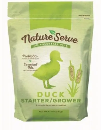 NatureServe Duckling Starter Crumble – 10 lb Bag, 20% Protein