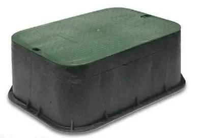 NDS 115 Sprinkler Valve Box Extension — 12″ x 17″ Rectangular with Cover