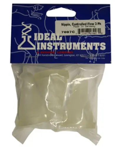 Neogen Controlled Flow Lamb Nursing Nipples – 3-Pack Calving & Lambing Supply (Pack of 18)