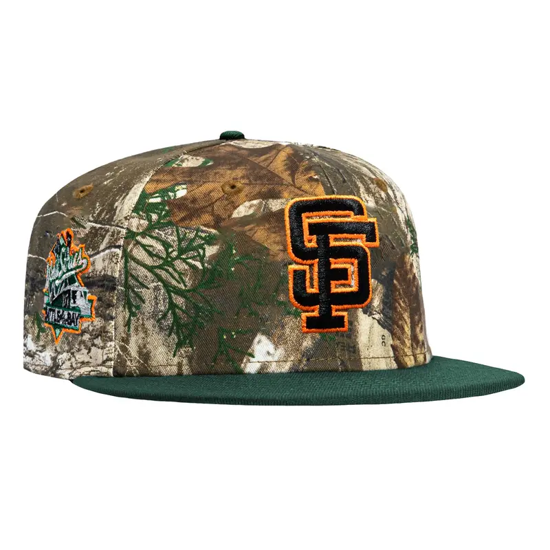 New Era 59Fifty 1989 San Francisco Giants World Series Cap – Realtree Camo & Green