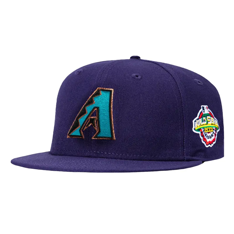 New Era 59Fifty Arizona Diamondbacks 2001 World Series Victory Cap in Purple