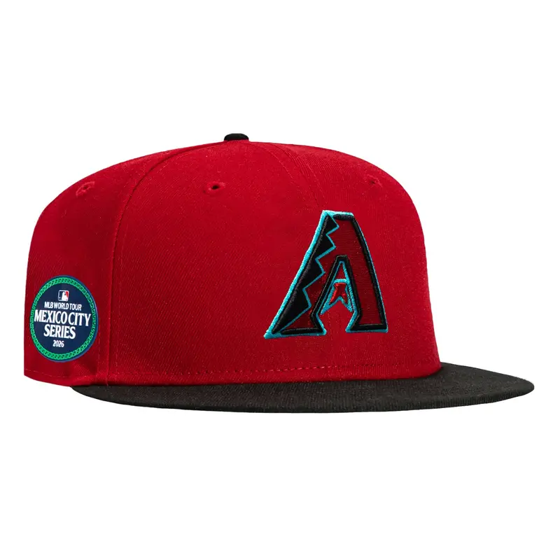 New Era 59Fifty Arizona Diamondbacks Mexico City Series Home Cap – Sedona Red & Black