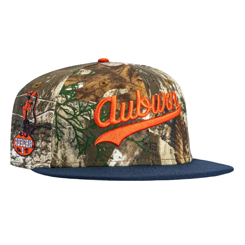New Era 59Fifty Auburn Tigers 1957 National Title Cap – Realtree Camo & Navy