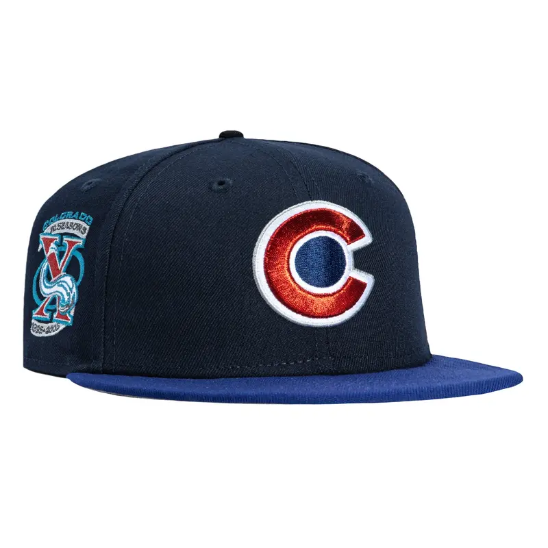 New Era 59Fifty Blue Ice Colorado Avalanche 10th Anniversary Alternate Cap – Navy & Royal