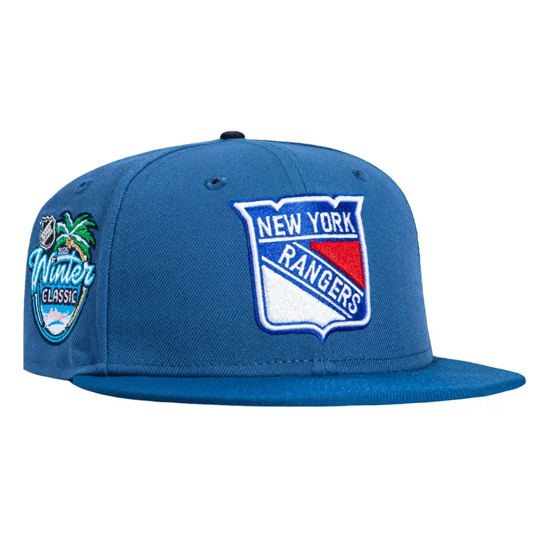 New Era 59Fifty Blue Ice New York Rangers 2026 Winter Classic Cap – Indigo & Royal