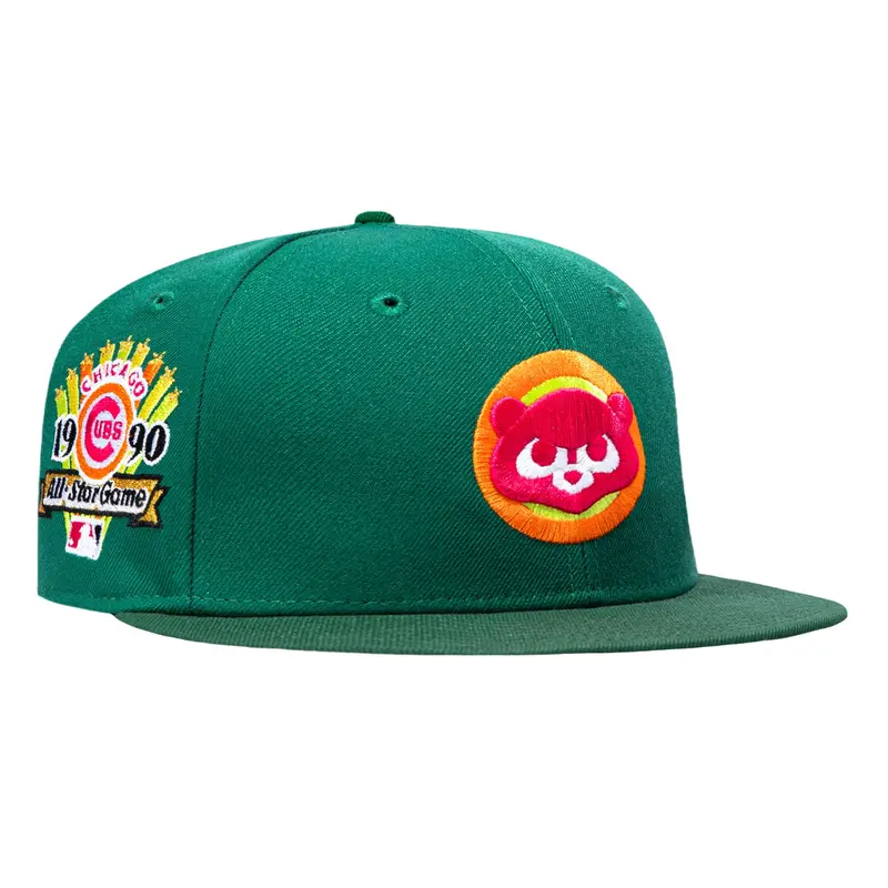 New Era 59Fifty Citrus Chicago Cubs 1990 All-Star Game Patch Hat – Green (1979 Edition)