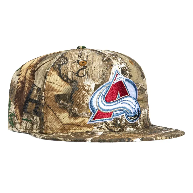 New Era 59Fifty Colorado Avalanche Camo Cap in Realtree Pattern