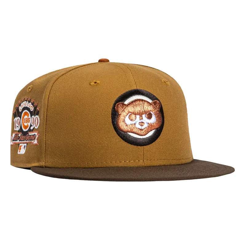 New Era 59Fifty Cubs 1990 All-Star Game Sepia Cap – Gold & Brown