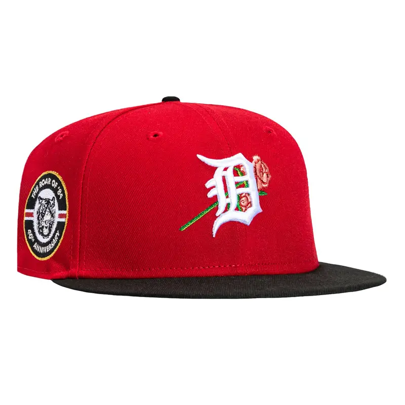 New Era 59Fifty Detroit Tigers 40th Anniversary Champions Valentine’s Cap – Red & Black